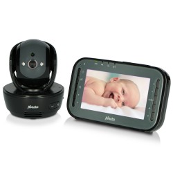 Babyfoon met camera en 4.3"" kleurenscherm Alecto DVM200BK Zwart