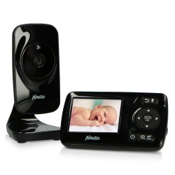 Babyfoon met camera en 2.4"" kleurenscherm Alecto DVM71BK Zwart