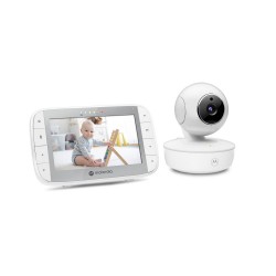 Motorola Nursery Camera Babyfoon - VM55 - 5-inch Kleurendisplay - Draadloos - Infrarood Nachtzicht - Terugspreekfunctie